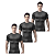 Kit 3 Camisas Térmicas Manga Curta Gola Baixa Mista Temperaturas Amenas - Imagem 1