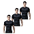 Kit 3 Camisas Térmicas Manga Curta Gola Baixa Mista Temperaturas Amenas - Imagem 3