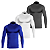 Kit 3 Camisas Térmicas Proteção UV Gola Alta Manga Longa - Imagem 1