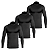 Kit 3 Camisas Térmicas Proteção UV Gola Alta Manga Longa - Imagem 8
