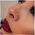Piercing Nariz Zircônia Prata 925 - Imagem 2