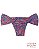 Calcinha Franzida na Pala Estampado Lilás - Imagem 1