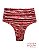 Calcinha Hot Pant Vip Estampa Renda Vinho - Imagem 1