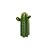 Mini Cactus Decorativo Cerâmica Verde - Imagem 1