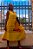 Vestido afro longo Amarelo tribal - Imagem 3