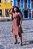 Vestido marrom de alcinha - Imagem 3