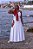 Vestido longo africanio  com detalhes etnico e bolso - Imagem 2