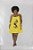 Vestido rodado africa , Amarelo estampa afro power black  P,M,G,GG,EXG - Imagem 4