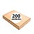 Caixa de Papelão - C:40,0 x L:28,0 x A:5,0cm - Parda - Onda Simples - Pacote com 200 Unidades - Imagem 1
