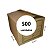 Caixa de Papelão Tipo Normal Abas Transpassadas - C:50,0cm L:40,0cm A:30,0cm – Onda Simples - Pacote com 500 Unidades - Imagem 1