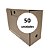 Caixa Tipo Arquivo - 36,0 x 14,0 x 24,0 cm (Onda Simples) - Pacote com 50 Unidades - Imagem 1