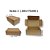 Caixa de Papelão para envio Correio S-02 C:26,5 x L:17,0 x A:8,5cm - Parda - Pacote com 300 Unidades - Imagem 4