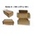 Caixa de Papelão para envio Correio S-04 C:35,0 x L:27,5 x A:14,0cm - Parda - Pacote com 200 Unidades - Imagem 4