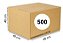 Caixa de Papelão - C:40,0cm L:40,0cm A:40,0cm – Onda Simples - Pacote com 500 Unidades - Imagem 1