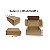 Caixa de Papelão para envio Correio S-02 C:26,5 x L:17,0 x A:8,5cm - Parda - Pacote com 25 Unidades - Imagem 4