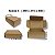 Caixa de Papelão para envio Correio S-04 C:35,0 x L:27,5 x A:14,0cm - Parda - Pacote com 25 Unidades - Imagem 4