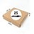 Caixa de Papelão C:20,0cm x L:20,0cm x A:4,8cm - Onda Simples - Pacote com 25 Unidades - Imagem 1