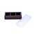 Caixa 3 doces Tampa Acetato 14,7x5,5x4 Marrom com 10 unidades Pacbox Embalagens - Imagem 1