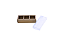 Caixa 3 doces Tampa Acetato 14,7x5,5x4 Dourado com 10 unidades Pacbox Embalagens - Imagem 3