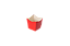 Cachepo M 9x9x9 Vermelho - Imagem 1