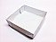 Caixa com Tampa de Acetato 14x14x4 Kraft 10 unidaes - Imagem 1