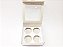 Caixa 4 cupcake com visor 16x16x9 com 10 uniades - Imagem 1