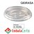 EMBALAGEM P/ PIZZAS RASA C/ TAMPA E BASE TRANSPARENTE G60RASA - Imagem 1