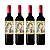 Kit 4 Vinhos Julia Florista Tinto 750ml - Imagem 1