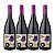 Box 4 Garrafas Vinho Le Petit Cochonnet Pinot Noir 750ml - Imagem 1