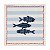 Guardanapo Sardines 32,5x32,5 20 Folhas - Imagem 1