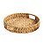 Bandeja Redonda com Alça Seagrass Natural 35x6cm - Imagem 1
