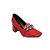 Sapato Feminino Bico Quadrado Carmezin 2576-2905 - Imagem 5