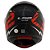 Capacete Ls2 FF353 Rapid Cromo Matte BLK/RED - Imagem 4