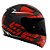 Capacete Ls2 FF353 Rapid Cromo Matte BLK/RED - Imagem 3