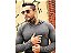Camiseta Manga Longa Com Capuz Cinza - Imagem 1