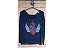 T-SHIRT FEMININA MANGA LONGA ROXA - Imagem 1