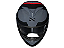 Capacete Norisk Force 2 Articulado Kore - Preto/Cinza/Azul - Imagem 4