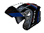 Capacete Norisk Force 2 Articulado Kore - Preto/Cinza/Azul - Imagem 3