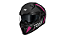 Capacete Fechado Race Tech Volt Abstrak Fosco Preto Rosa - Imagem 3