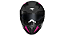 Capacete Fechado Race Tech Volt Abstrak Fosco Preto Rosa - Imagem 5