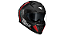Capacete Race Tech Volt Abstrak - Preto/Vermelho Fosco - Imagem 3