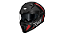 Capacete Race Tech Volt Abstrak - Preto/Vermelho Fosco - Imagem 2