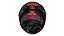 Capacete Race Tech Volt Abstrak - Preto/Vermelho Fosco - Imagem 6