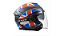 CAPACETE GP TECH OF669 UK AZUL/VERMELHO FOSCO - Imagem 3