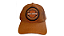 Boné Harley-Davidson Marrom Patch Circular Bordado - Imagem 1