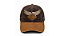Boné Harley-Davidson Eagle Wings Marrom com Aba Caramelo - Imagem 1