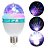KIT 5 - Lampada LED Giratória para Festa 3w RGB Bivolt - Imagem 2