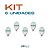 KIT 5 - Lampada LED Giratória para Festa 3w RGB Bivolt - Imagem 1