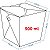 Caixa Box Delivery - Tamanho P 500ml - (LxAxP) 7,5 x 8,5 x 8,5 cm - Imagem 1