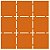 Revest Ceramico 10x10 Telado Laranja Ceral cx 2,07 m - Imagem 1